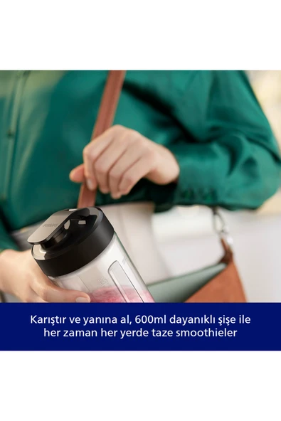 Philips 350 W, ProBlend teknolojisi, 600 ml M - Resim 5