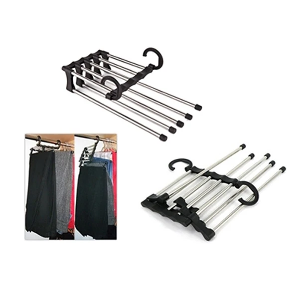 Hareketli Pantolon Askılığı 5 in 1 ürün görseli 1