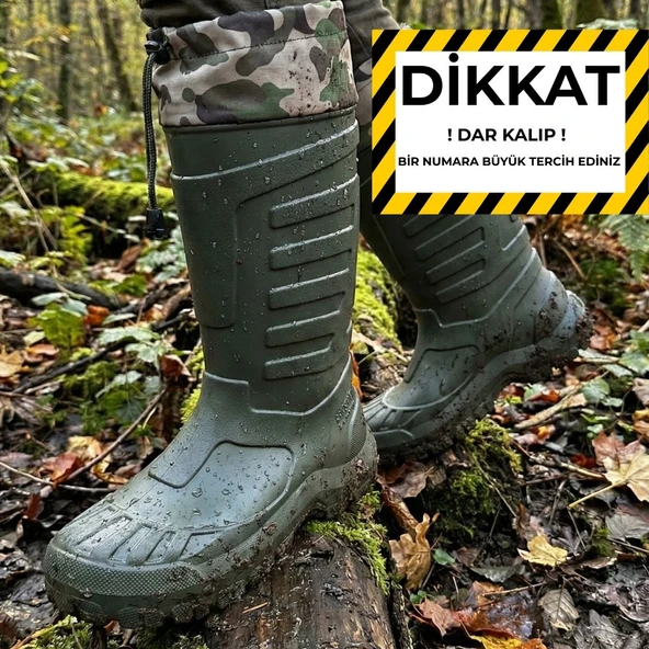 Serabien Termal Çoraplı Eva Kauçuk Avcı ve Outdoor Çizmesi ürün görseli 1