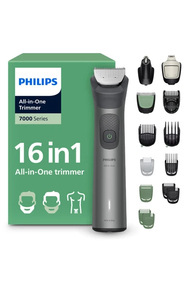 Philips  All-in-One Trimmer 7000 Series 16'sı 1 Arada Erkek Bakım Seti ürün görseli 1