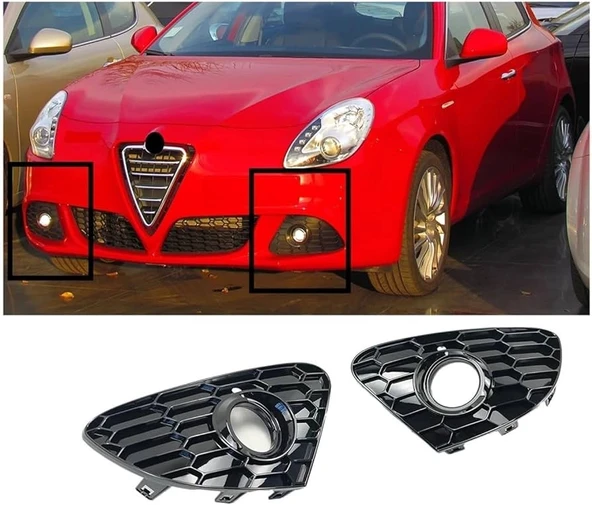 Alfa Romeo Giulietta (2010 Yılında Çıkan Kasa) Ön Sis Lamba Kapağı Delikli Sol - Tüv (Oem No: 156090420) ürün görseli 1