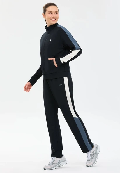 Skechers W Colour Block Track Suit S2610027 Kadın Eşofman Takımı ürün görseli 1