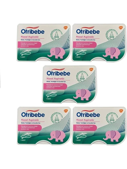 Otribebe Nazal Burun Aspiratörü 5'Li PAKET (SKT:12/2026) ürün görseli 1