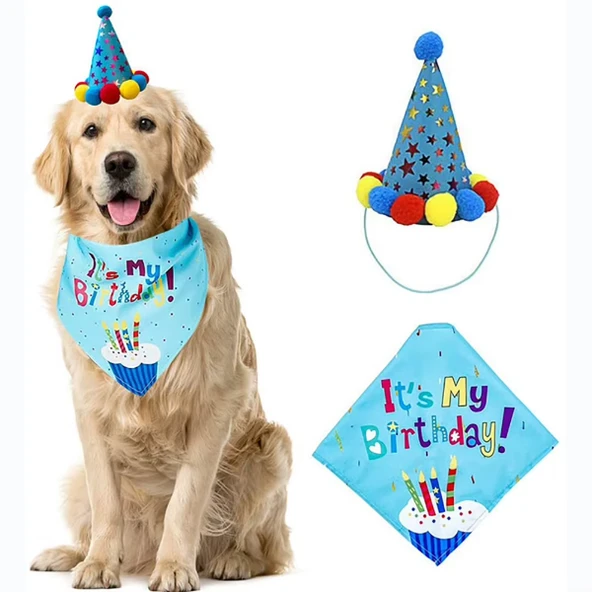 Köpekler İçin Doğum Günü Partisi Seti - Resim 3