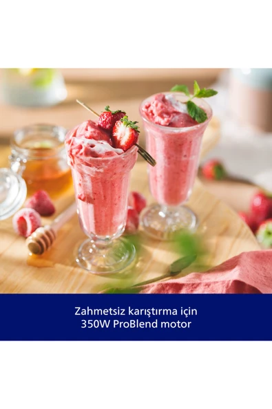 Philips 350 W, ProBlend teknolojisi, 600 ml M - Resim 4