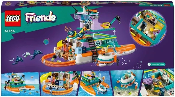 LEGO 41734 Friends Deniz Kurtarma Teknesi - Resim 2