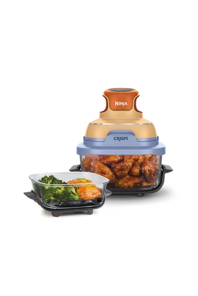 NINJA CRISPi 4-in-1 Taşınabilir Cam Hazneli Pişirme Sistemi - Mango Clouds ürün görseli 1