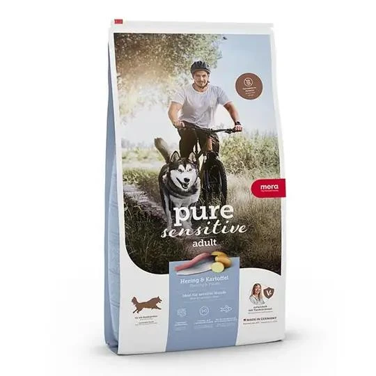 Mera Pure Sensitive Adult Tahılsız Ringa Balık ve Patatesli Yetişkin Köpek Maması 12,5 Kg ürün görseli 1