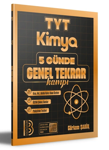 Benim Hocam Yayınları Tyt Kimya 5 Günde Genel Tekrar Kampı ürün görseli 1