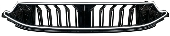 AUTOGP Fiat egea ledli m5 ön panjur ızgara pianoblack 2016+ ürün görseli 1