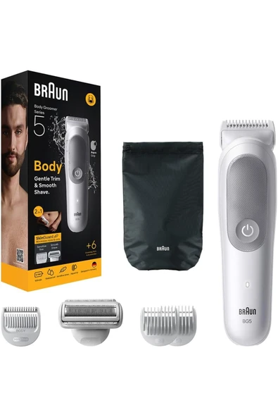 Braun Vücut Tıraş Makinesi Series 5, +6 Aksesuar, Su Geçirmez ürün görseli 1