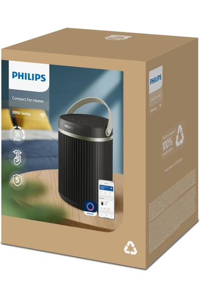 Philips Serisi Kompakt Kablolu Seramik Isıtıcı M ürün görseli 1