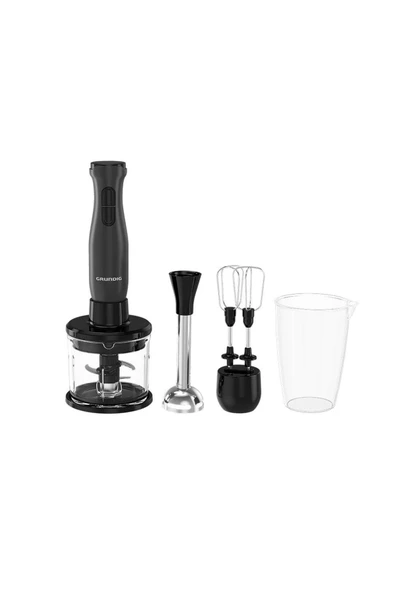 Grundig Güçlü Motor ve Turbo Fonksiyonlu, Doğrama ve Çırpma İşlevli Blender Seti ürün görseli 1