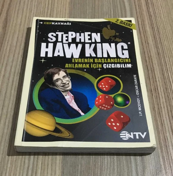 STEPHEN HAWKING Evrenin Başlangıcını Anlamak İçin Çizgibilim 2.BASKI(Sahafiye Kitap) ürün görseli 1