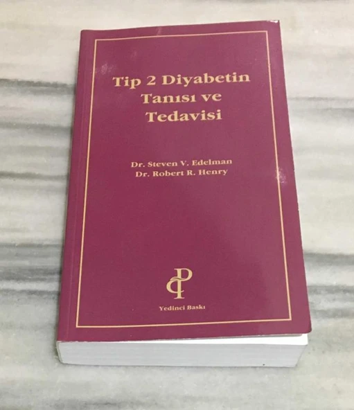 TİP 2 DİYABETİN TANISI VE TEDAVİSİ 7.BASKI - 2008(Sahafiye Kitap) ürün görseli 1