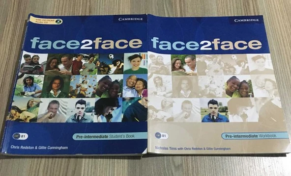 face2face Pre-intermediate Student's book - workbook B1 ( 2 KİTAP ) CD'Lİ(Sahafiye Kitap) ürün görseli 1