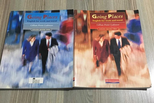 Going Places STUDY BOOK ONE - STUDY BOOK TWO (  2 KİTAP )(Sahafiye Kitap) ürün görseli 1