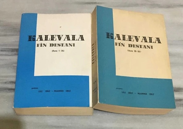 KALEVALA FİN DESTANI Runo 1- 50 ( 2 Cilt TAKIM )(Sahafiye Kitap) ürün görseli 1