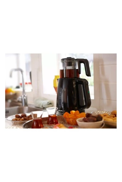 Philips Daily Collection 1700 W Cam Demlikli Çay Makinesi ve Su Isıtıcı ürün görseli 1