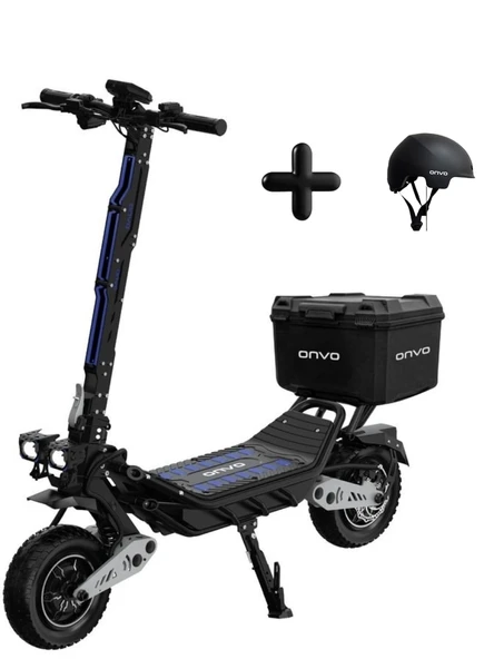 Onvo RX-09 3000W (1500X2) Elektrikli Scooter Kask Hediyeli ürün görseli 1