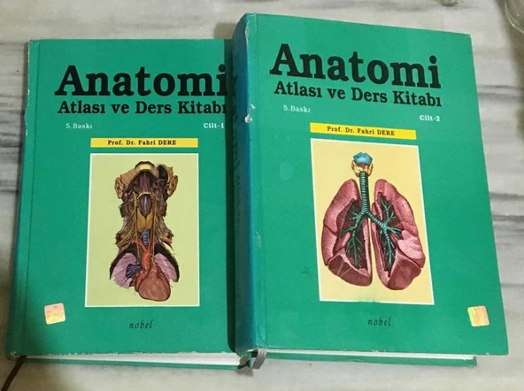 ANATOMİ ATLASI VE DERS KİTABI 1.2. Ciltler ( TAKIM ) 5.BASKI(Sahafiye Kitap) ürün görseli 1