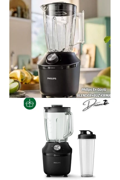 Philips Drmz En Hızlı 3000 Serisi Blender ProBlend Crush Teknolojisi 600W, 2 Lt,2 Hız Ayarı,Versuni ürün görseli 1