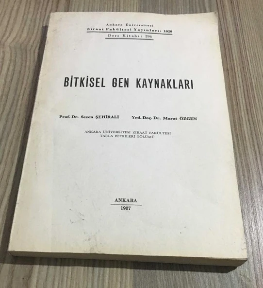 BİTKİSEL GEN KAYNAKLARI(Sahafiye Kitap) ürün görseli 1