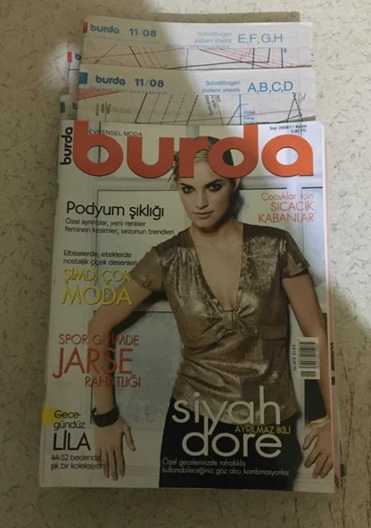 BURDA Kasım 2008 Sayı 11 ( PAFTALARI MEVCUT )(Sahafiye Kitap) ürün görseli 1