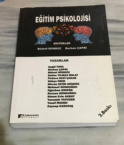 EĞİTİM PSİKOLOJİSİ 2.BASKI - 2015(Sahafiye Kitap) ürün görseli 1