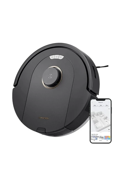 Roborock S8 Sonic Robot Süpürge Siyah - Resim 2