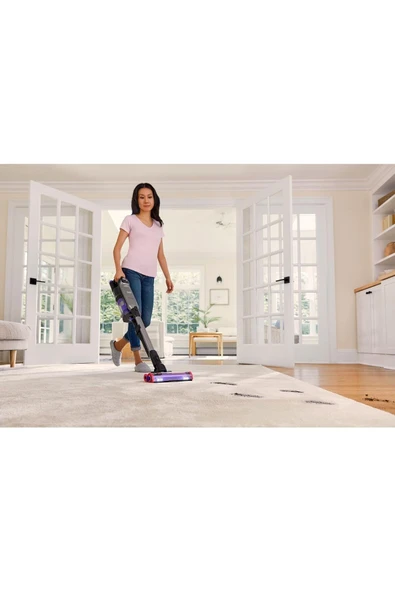 Black&Decker Black+Decker SUMMITSERIES™ 21.6V/4.0Ah 4’ü 1 Arada Şarjlı Dikey Süpürge, Evcil Hayvan Başlıklı, Mor ürün görseli 1