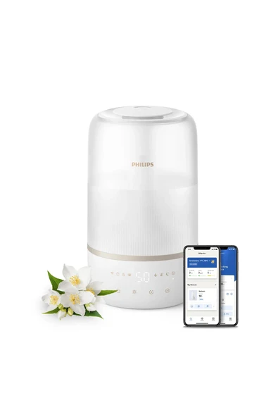 Philips HU1510/04 Sessiz Çalışan, Otomatik Nem Kontrol ve Gece Modlu Kompakt Hava Nemlendirici M ürün görseli 1