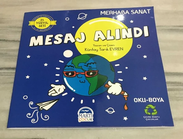 MESAJ ALINDI Merhaba Sanat ( Oku-Boya )(Sahafiye Kitap) ürün görseli 1