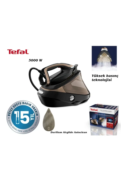 TEFAL Akıllı Aydınlatma Teknolojisi, Pro Express Vision Buhar Kazanlı Ütü ürün görseli 1