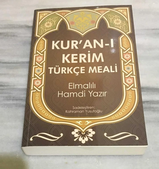 KUR'AN'I KERİM'İN TÜRKÇE MEALİ(Sahafiye Kitap) ürün görseli 1