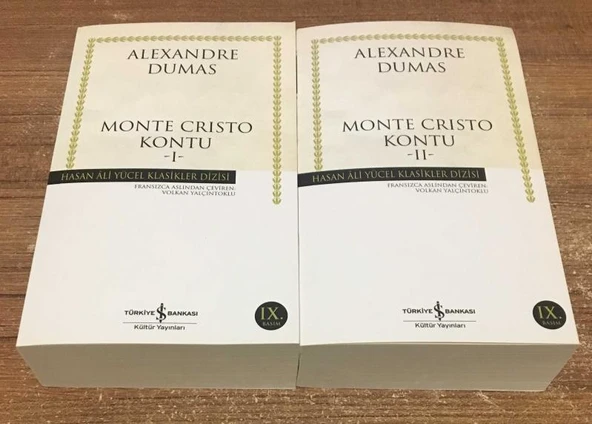 Hasan Ali Yücel Klasikleri MONTE CRISTO KONTU I ( 1 ) - II ( 2 ) . CİLTLER ( TAKIM ) ( IX. BASKI )(Sahafiye Kitap) ürün görseli 1