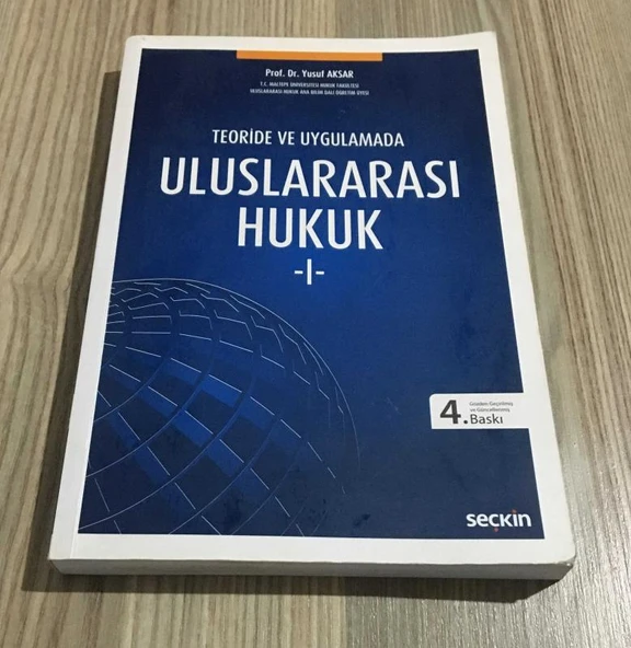 TEORİ VE UYGULAMADA ULUSLARARASI HUKUK 1 Güncellenmiş 4.BASKI(Sahafiye Kitap) ürün görseli 1