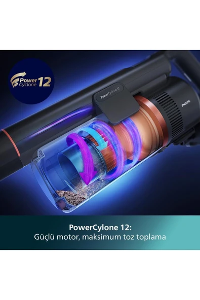 Philips 8000 Serisi Aqua Plus Kablosuz Dik Süpürge - Resim 5
