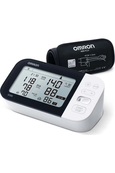 Omron M7 Intelli It Hem-7361t-ebk Üst Koldan Ölçer Tansiyon Aleti ürün görseli 1