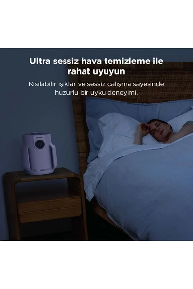 Shark NeverChange5 Compact Pro Hava Temizleyici - Lavanta - Resim 8