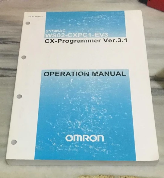 OMRON - SYSMAC WS02 - CXPC1 - EV3 CX-Programmer Ver.3.1 Operation Manuel ( Revised November 2002 )(Sahafiye Kitap) ürün görseli 1