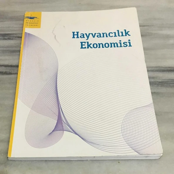 AÖF - HAYVANCILIK EKONOMİSİ(Sahafiye Kitap) ürün görseli 1