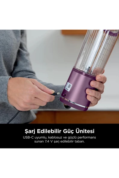 NINJA Blast™ Taşınabilir Blender – Mor - Shark Ninja - Resim 7
