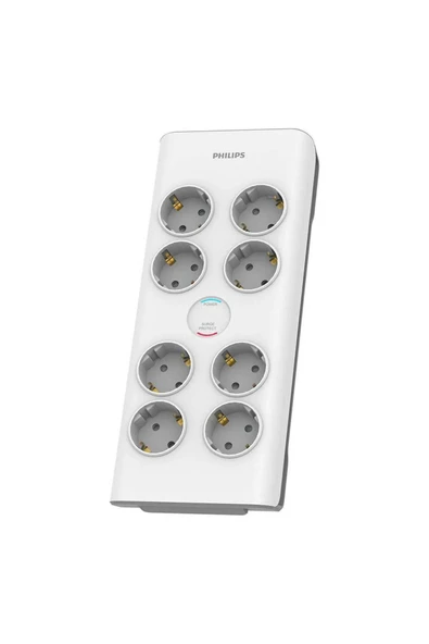 Philips Spn Sekizli Akım Korumalı Priz Beyaz ürün görseli 1