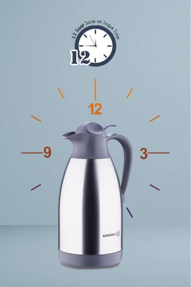 KORKMAZ Satina Max Termos 2 Litre - Resim 3
