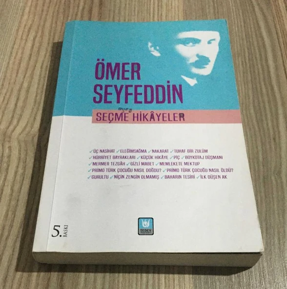 ÖMER SEYFEDDİN SEÇME HİKAYELER - Tedev Yayınları -(Sahafiye Kitap) ürün görseli 1