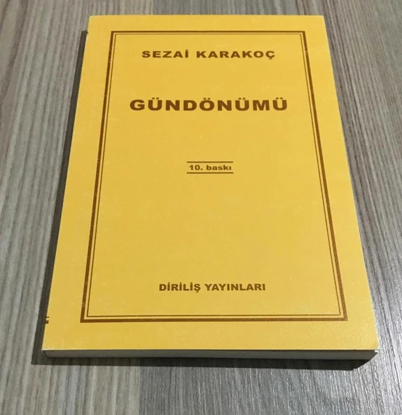 GÜNDÖNÜMÜ 10.BASKI(Sahafiye Kitap) ürün görseli 1