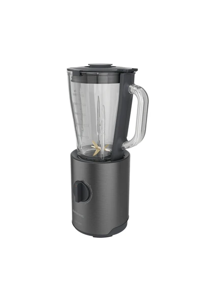 Grundig Koyu Paslanmaz Çelik Tasarımlı, 1,5 L Kapasiteli Çok Fonksiyonlu Sürahi Blender ürün görseli 1