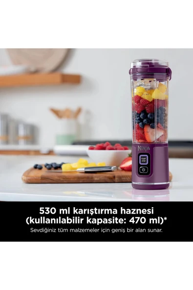 NINJA Blast™ Taşınabilir Blender – Mor - Shark Ninja - Resim 3