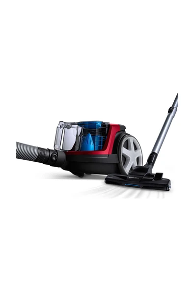 Philips VIP SERİES PowerPro City FC9331Toz Torbasız Elektrikli Süpürge , Kırmızı , HEPA 13 ,TriActive Başlık ürün görseli 1